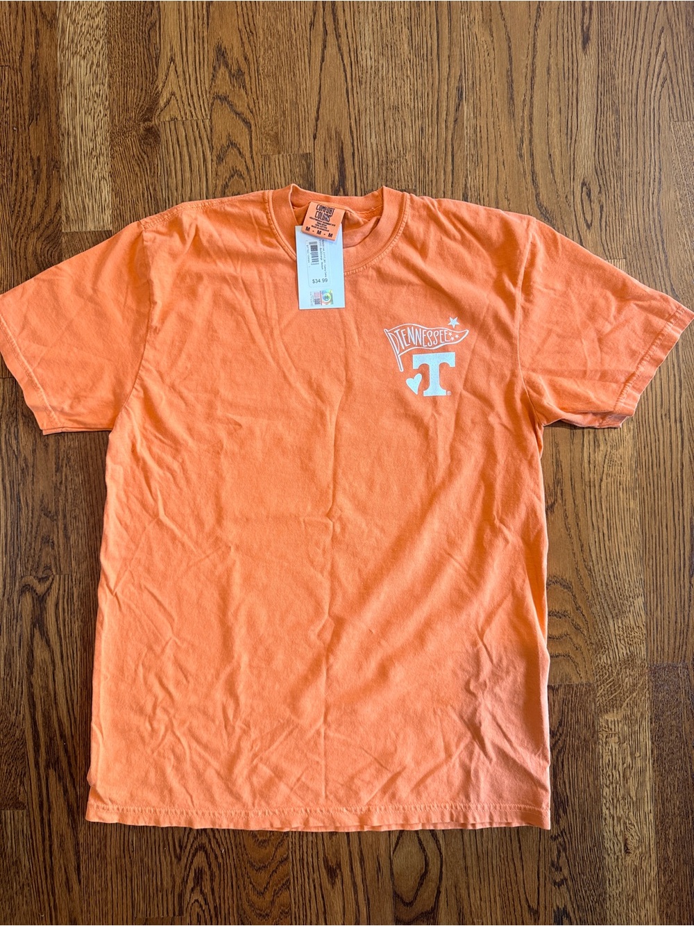 NWT University of Tennessee Orange Short-Sleeve Tee Medium